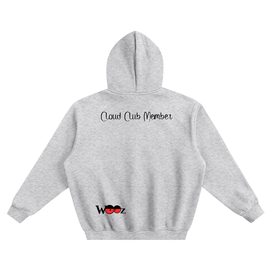 Fleeced Boxy Hoodie Cloud Club Member