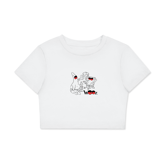 Women's Fitted Crop Tee | Bodycon T-Shirt