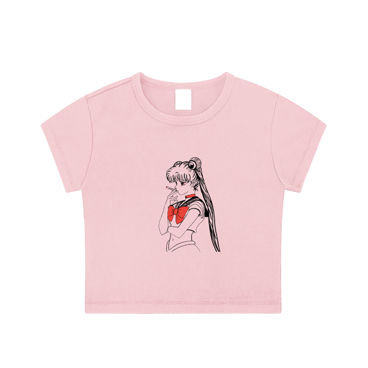Snow Washed Crop Top