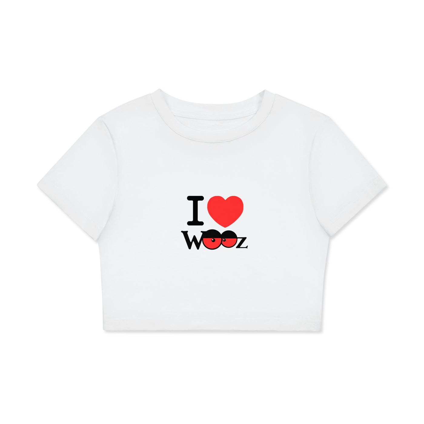Women's Fitted Crop Tee | Bodycon T-Shirt