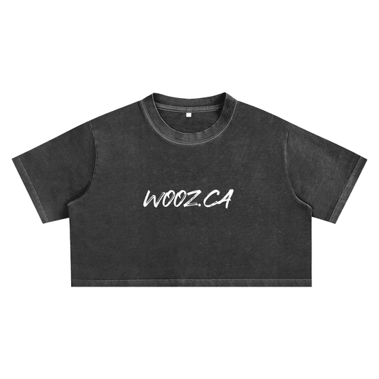 Snow Washed Crop Top